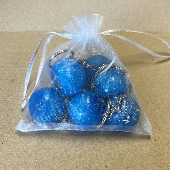 Blue Cartoon Animal Keychains Matte and Mirror pack - Picture 2 of 2